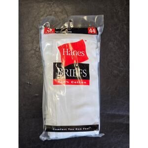 Hanes Men's Cotton Briefs Size 44